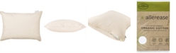 AllerEase Organic Cotton Top Allergy Protection Zippered Standard/Queen Pillow Protector